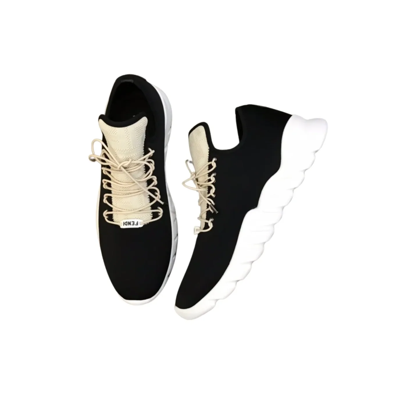Fendi FD Faster Trainers Black