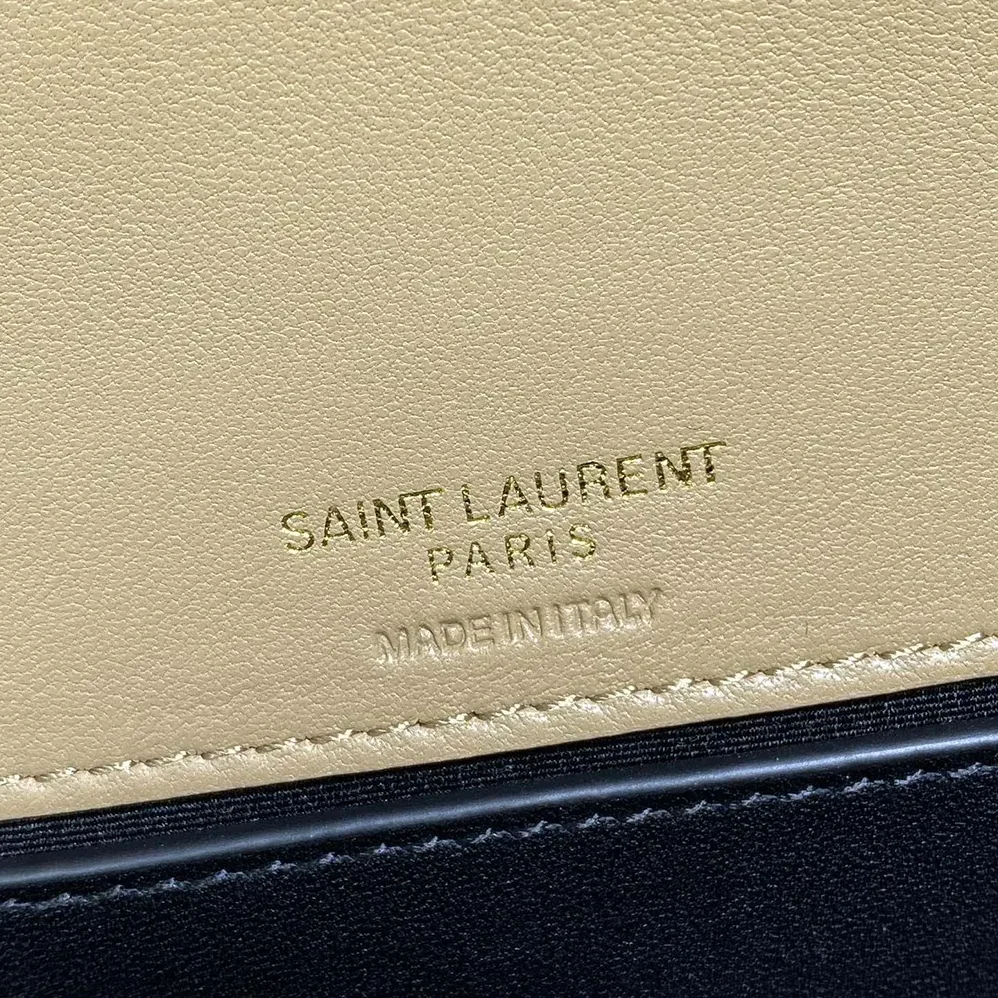 Saint Laurent YSL Loulou Mini in Lambskin for Women in Natural