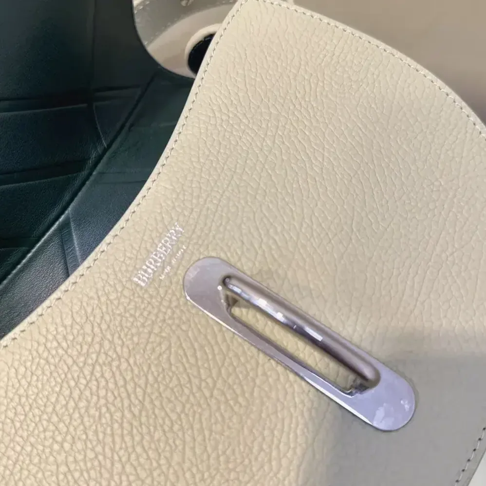 Burberry Mini Rocking Horse Bag for Women in White Burberry Mini Rocking Horse Bag for Women in White