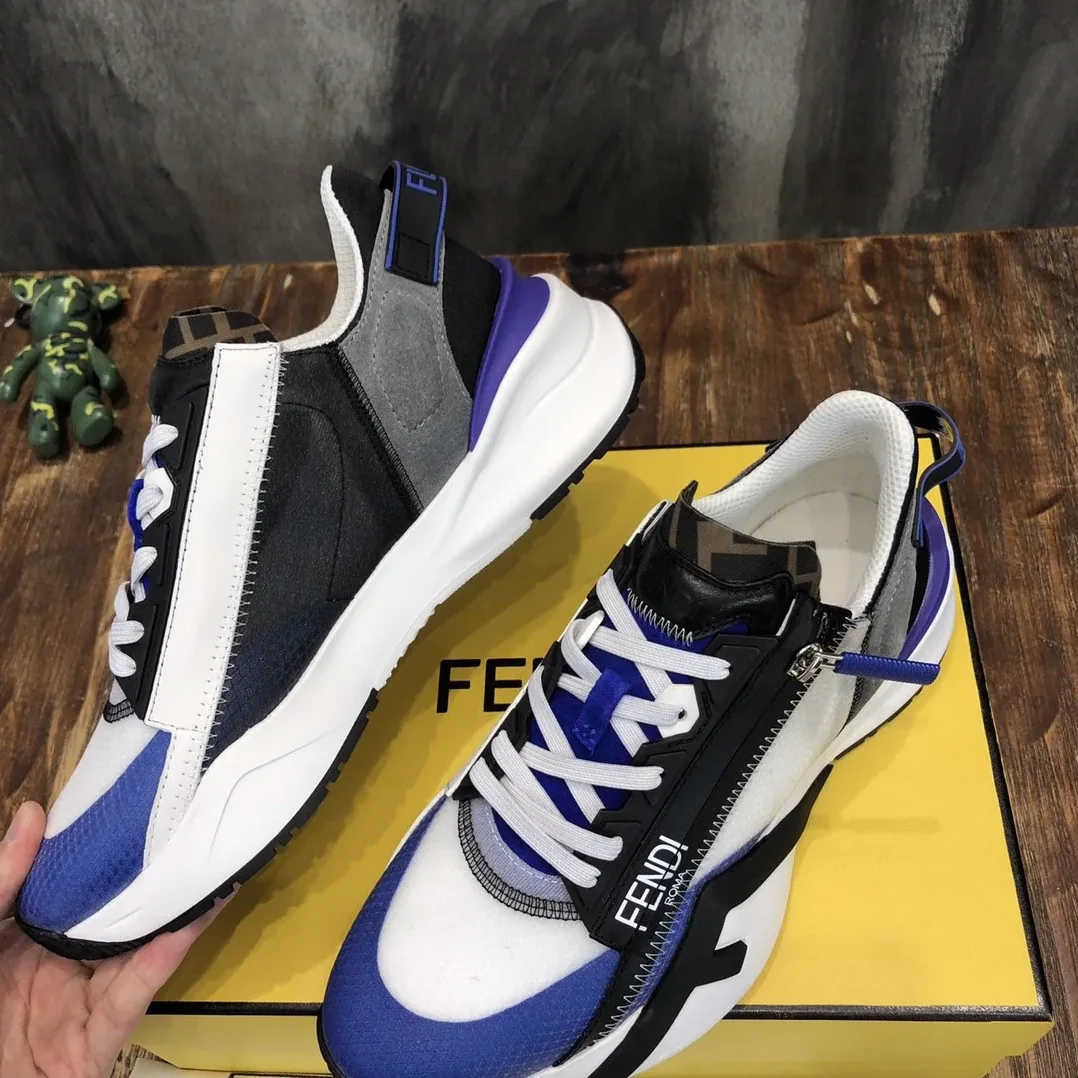 Fendi Flow Sneakers Blue 7E1453 Fendi Flow Sneakers Blue 7E1453