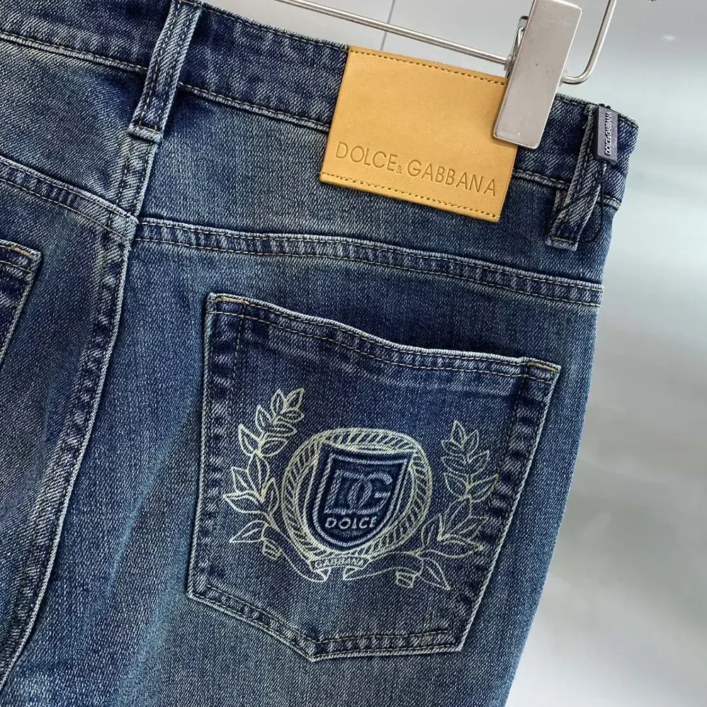 Dolce Gabbana D&G Light Blue Wash Loose Stretch Jeans-GYJDADG8 for Men Dolce Gabbana D&G Light Blue Wash Loose Stretch Jeans-GYJDADG8 for Men