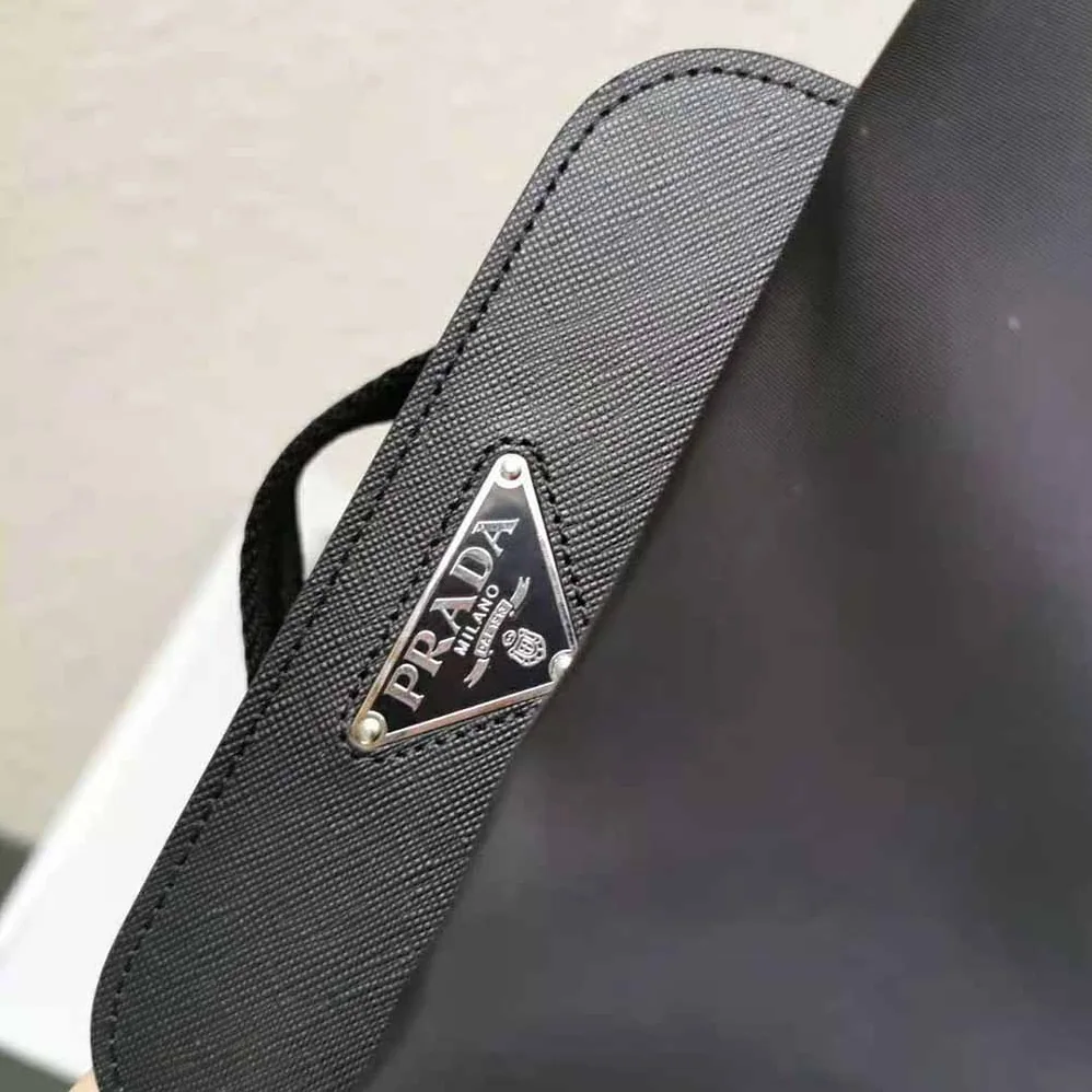 Prada Nylon and Saffiano Leather Backpack for Women in Black Prada Nylon and Saffiano Leather Backpack for Women in Black
