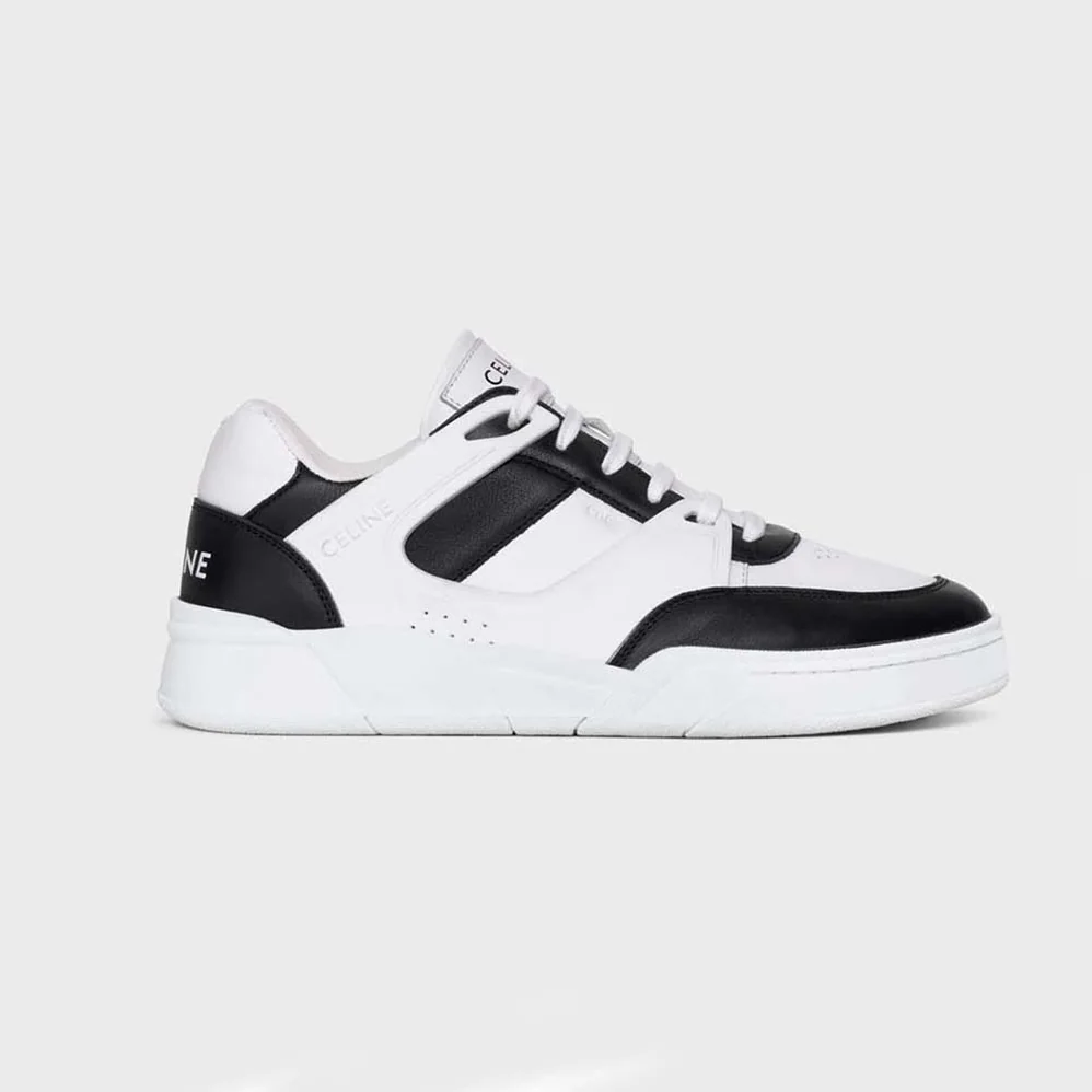 Celine CT-07 Celine Trainer Low Lace-up Sneaker in Calfskin for Men in Black