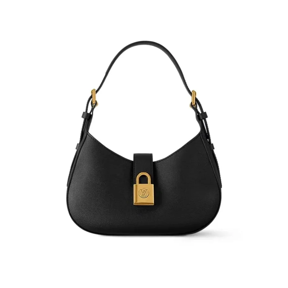 Louis Vuitton Low Key Shoulder Bag Black 10 Inches/
