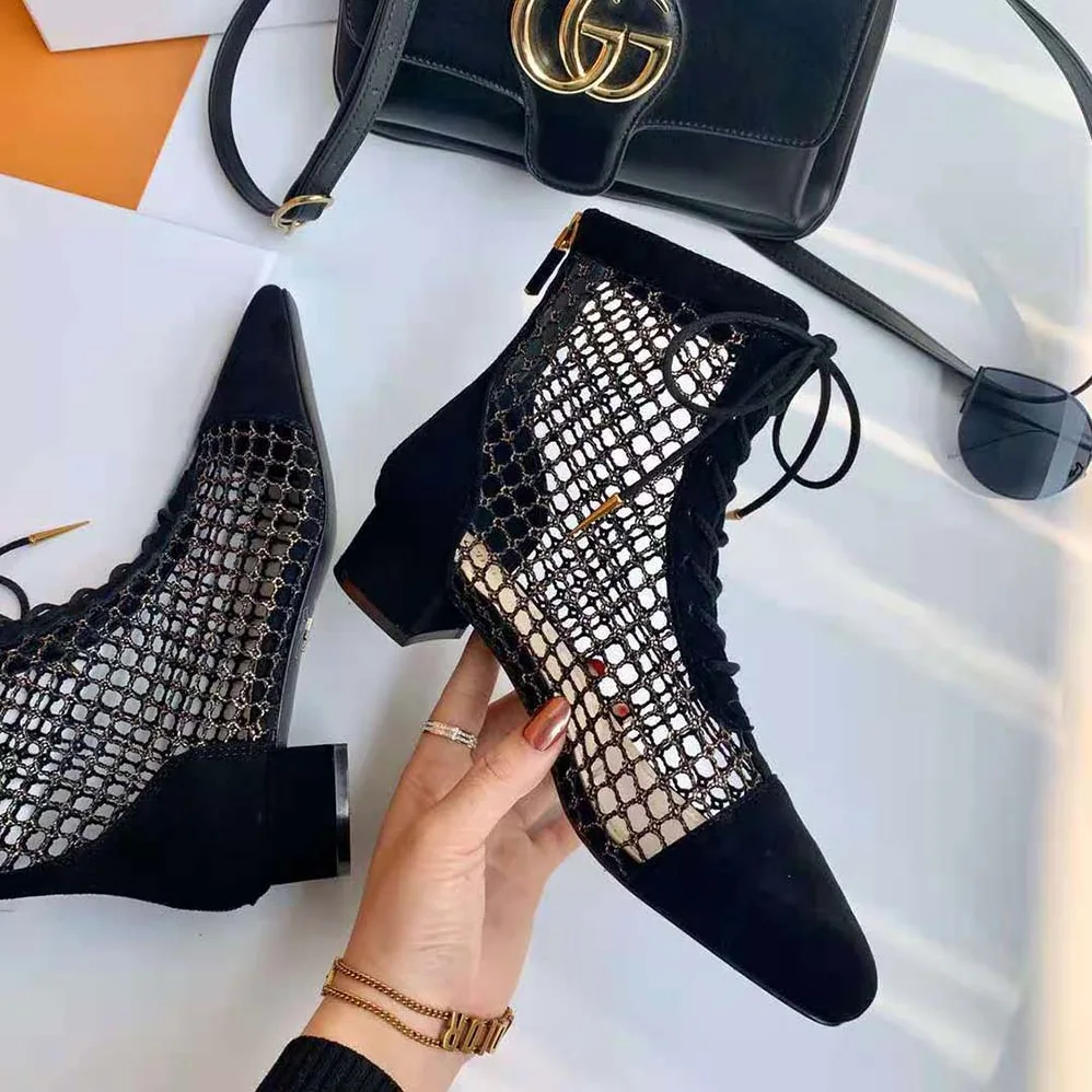 Dior Naughtily-D Ankle Boot in 3cm Heel for Women in Black Dior Naughtily-D Ankle Boot in 3cm Heel for Women in Black