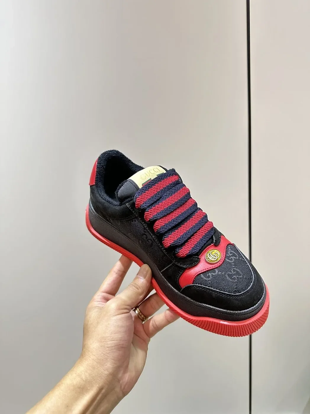 Gucci Screener Sneaker Red Gucci Screener Sneaker Red