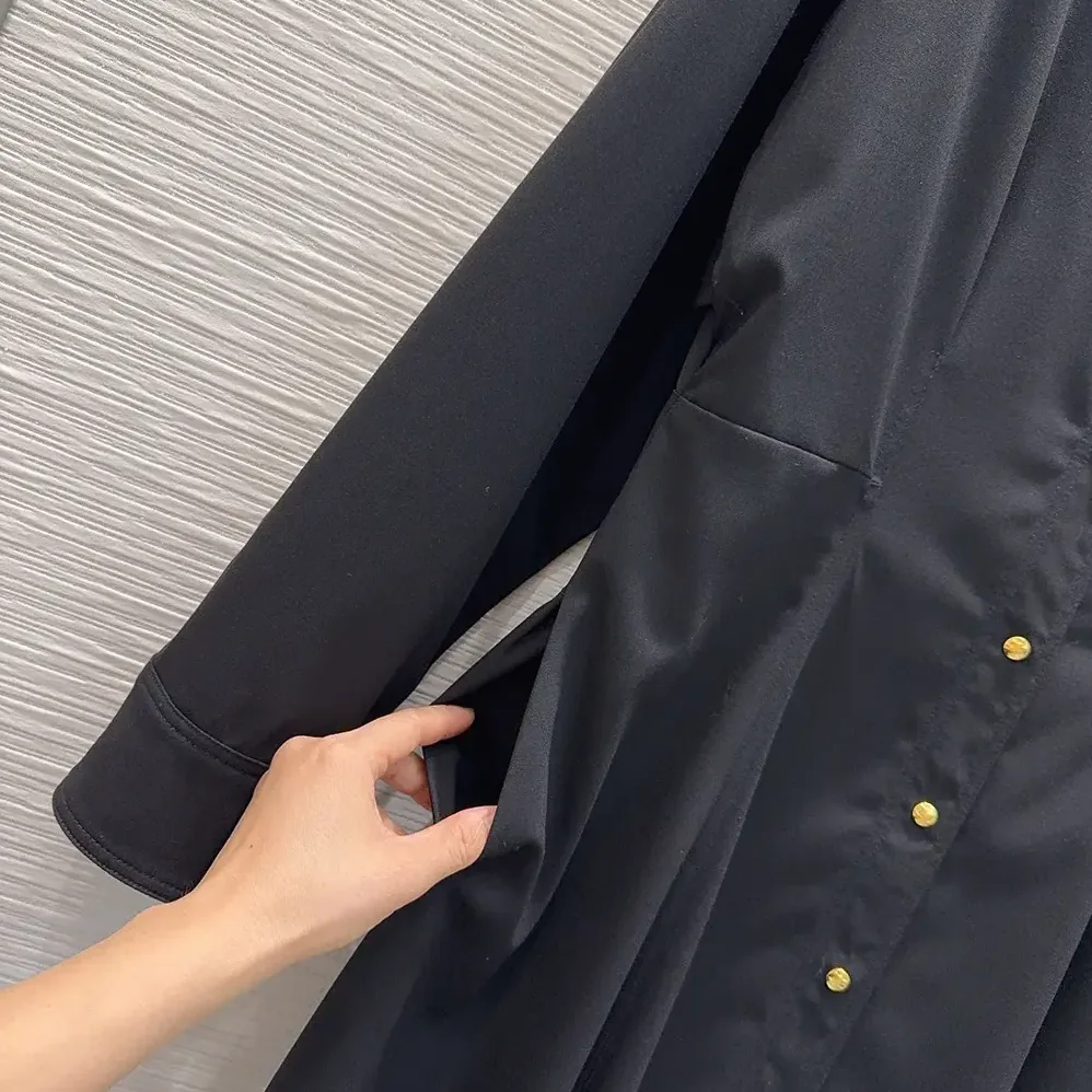 Celine Dress in Wool for Women in Black