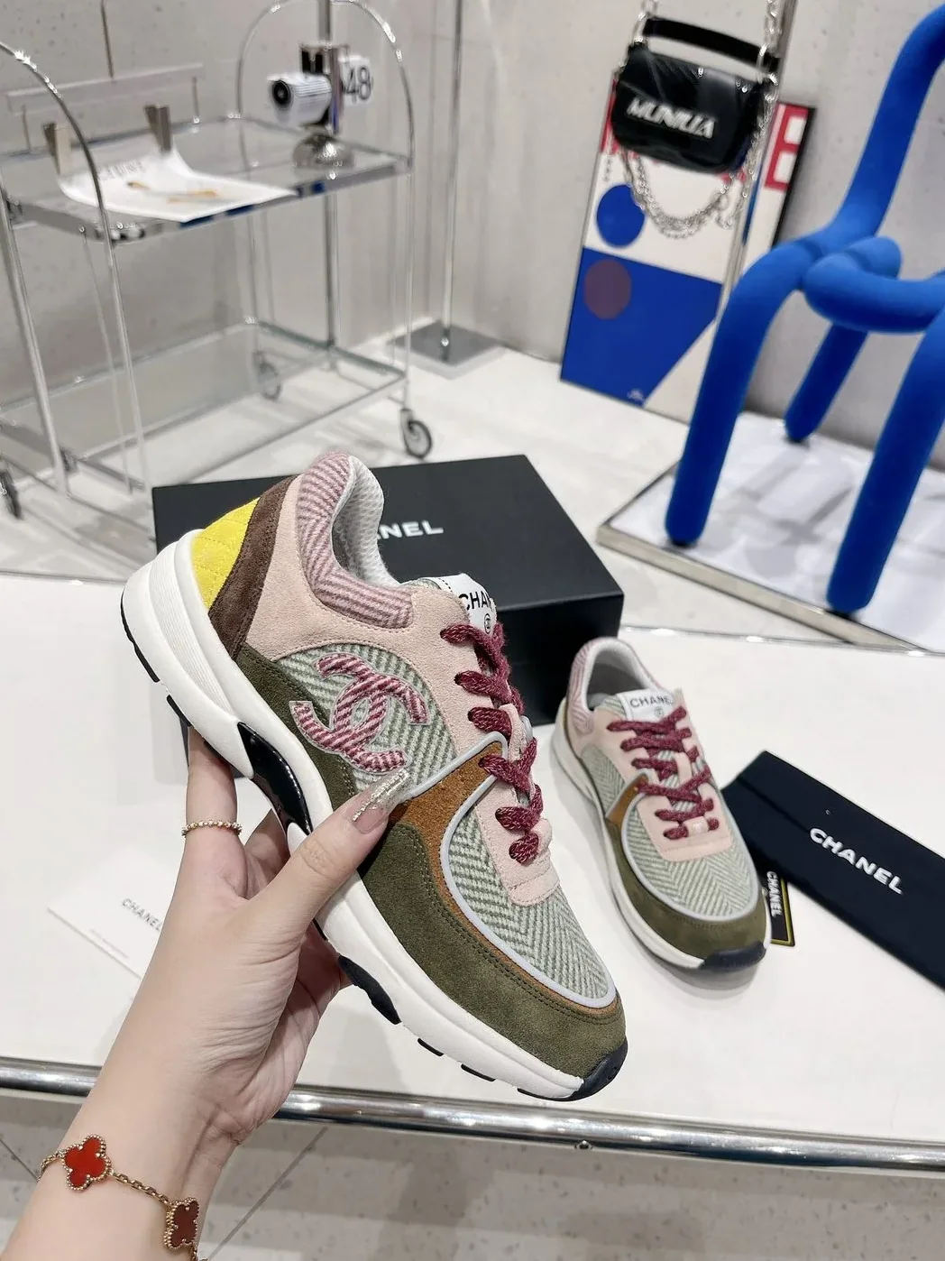 Chanel Sneakers Grey