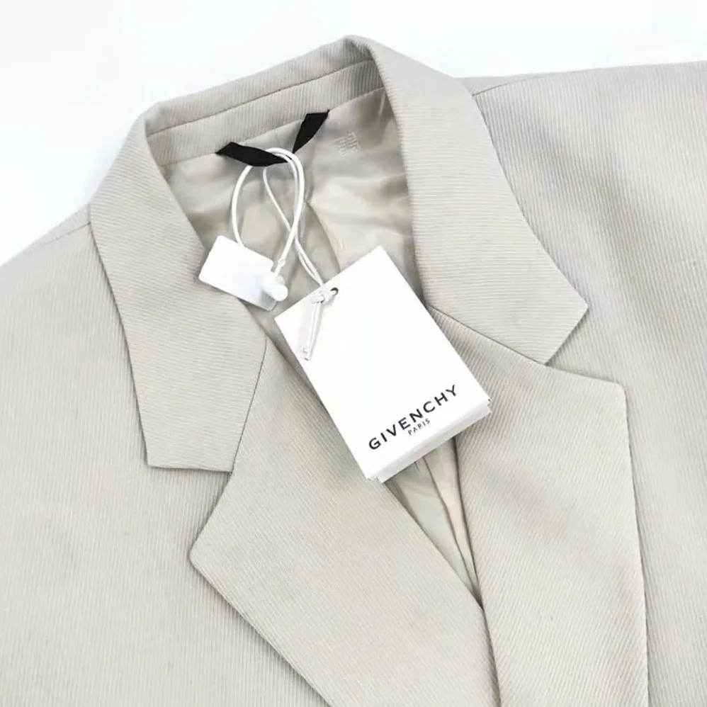 Givenchy Slim Fit Jacket in Lightweight Wool with Padlock for Men Givenchy Slim Fit Jacket in Lightweight Wool with Padlock for Men