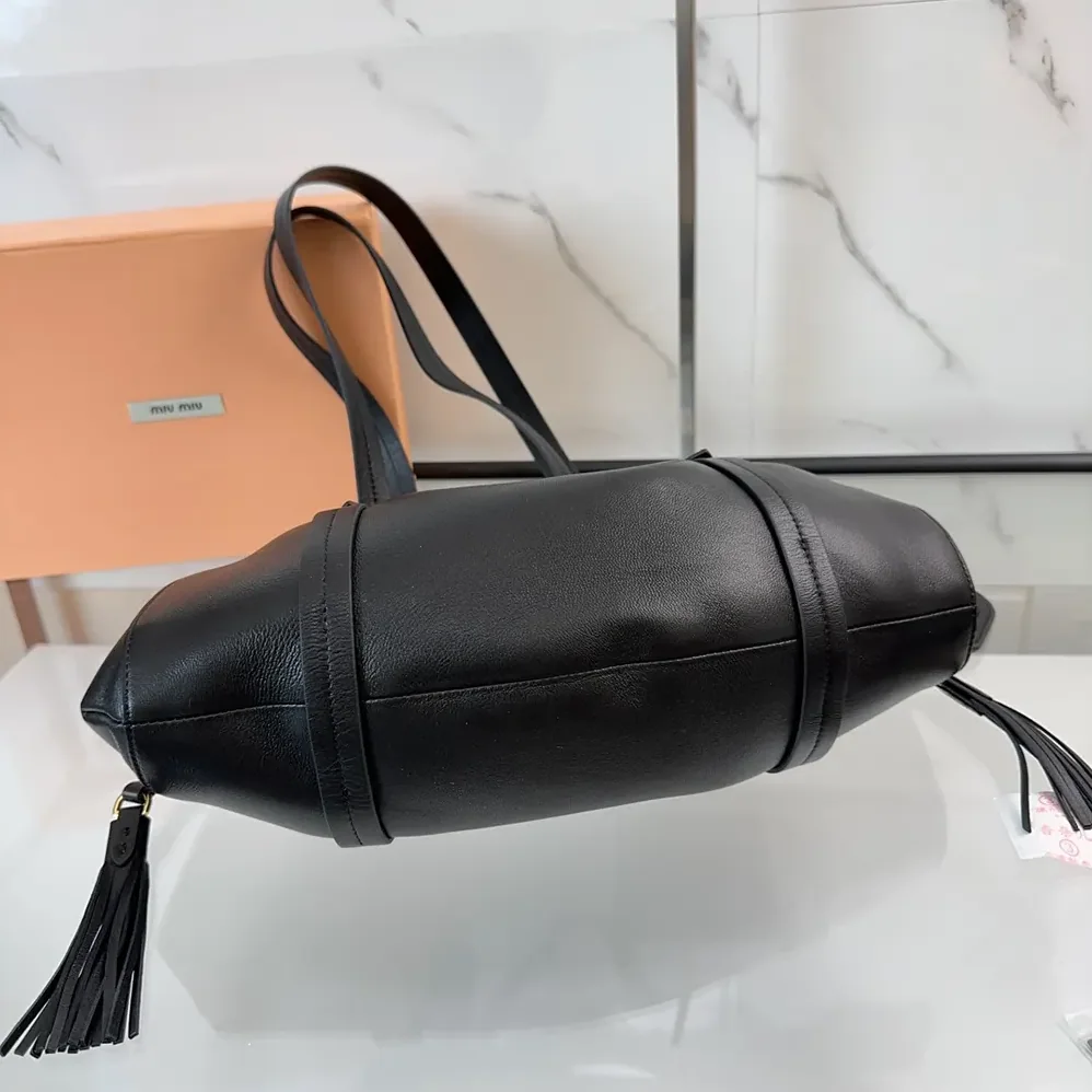 Miu Miu Joie Nappa Leather Bag for Women in Black