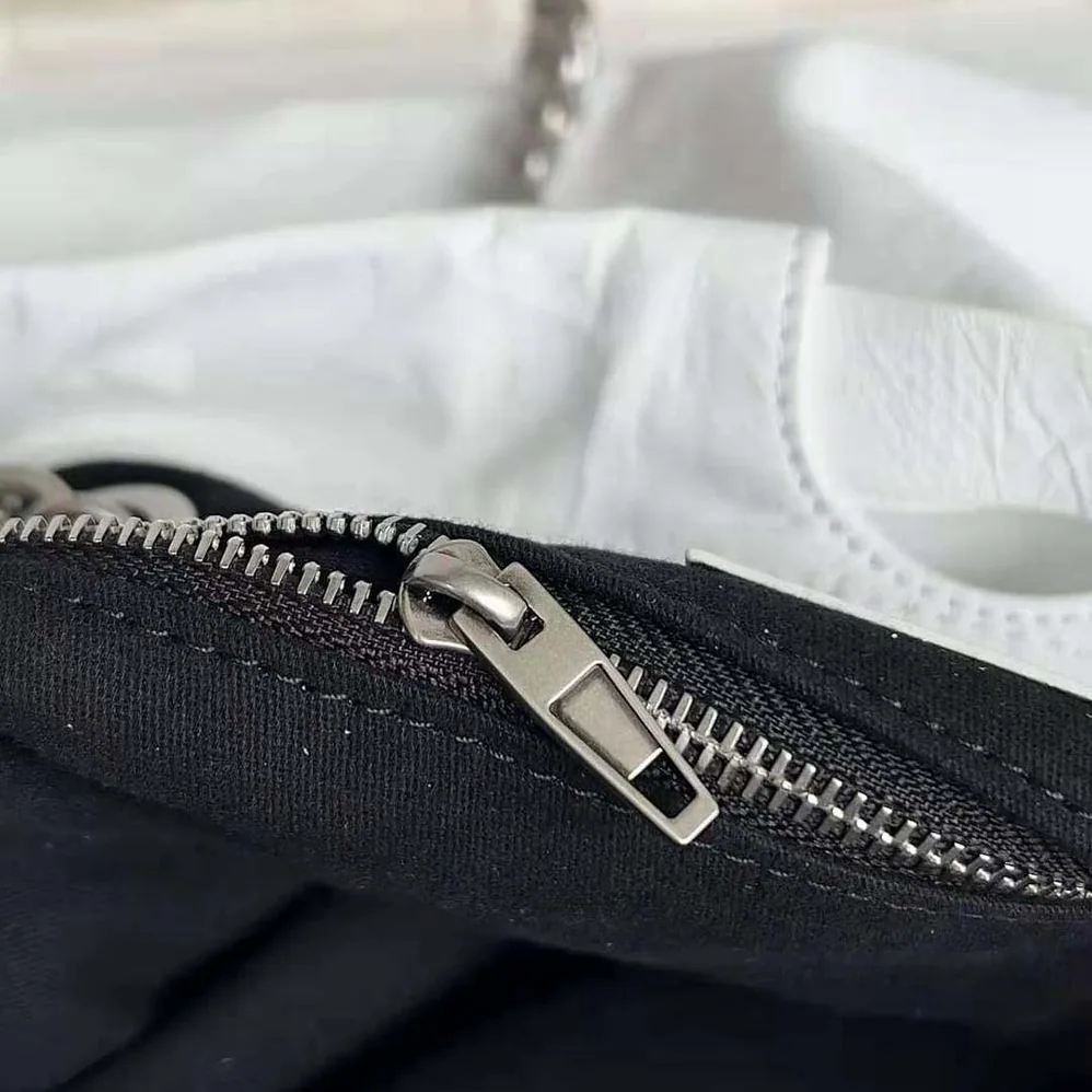 Balenciaga Crush Small Tote Bag in White Crushed Calfskin for Women Balenciaga Crush Small Tote Bag in White Crushed Calfskin for Women