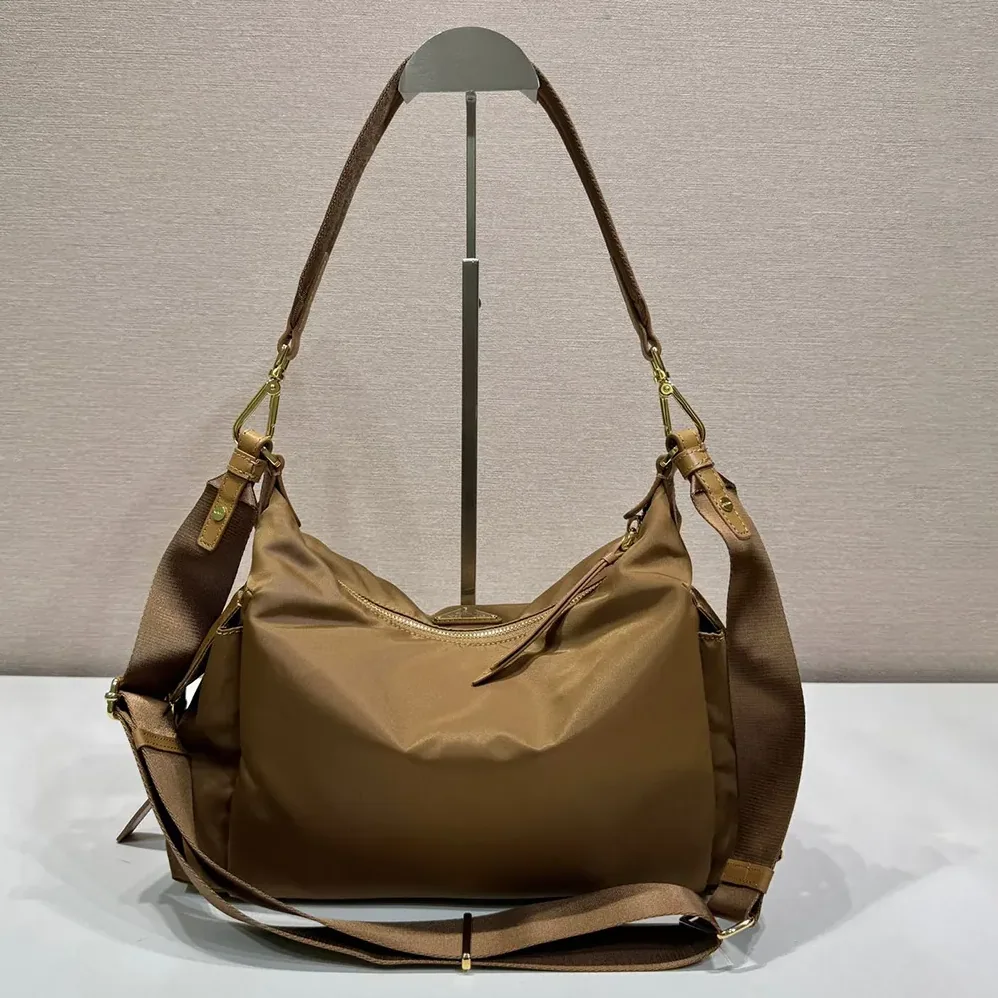 Prada Explore Large Re-Nylon Shoulder Bag With Flap for Women Prada Explore Large Re-Nylon Shoulder Bag With Flap for Women