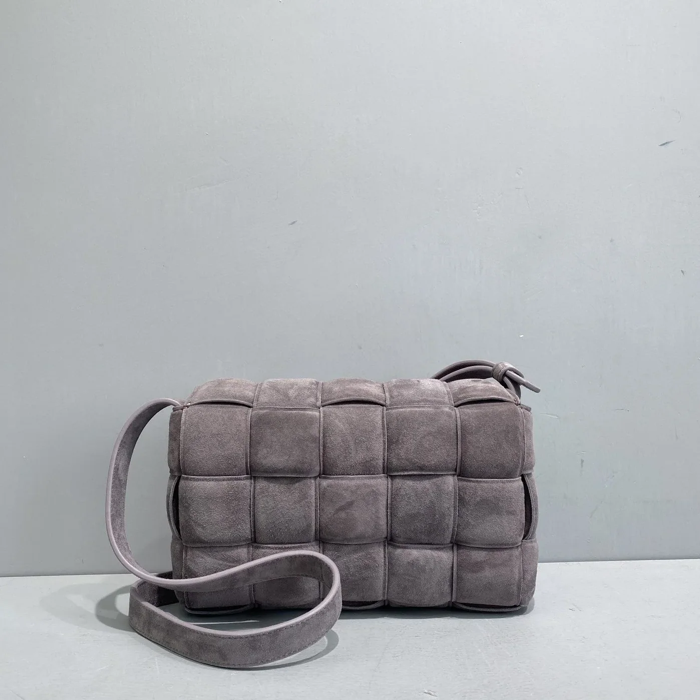 Bottega Veneta Padded Cassette Gray Bottega Veneta Padded Cassette Gray
