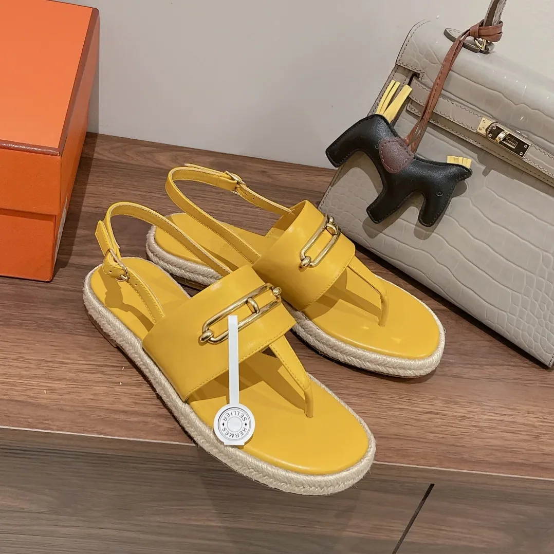 Hermes Eloise Espadrille Yellow Hermes Eloise Espadrille Yellow