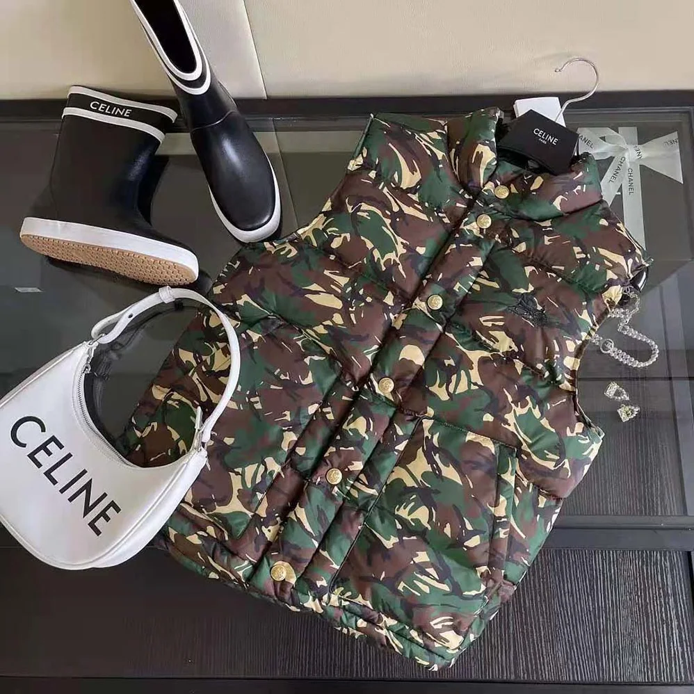 Celine Loose Jacket in Printed Nnylon for Women