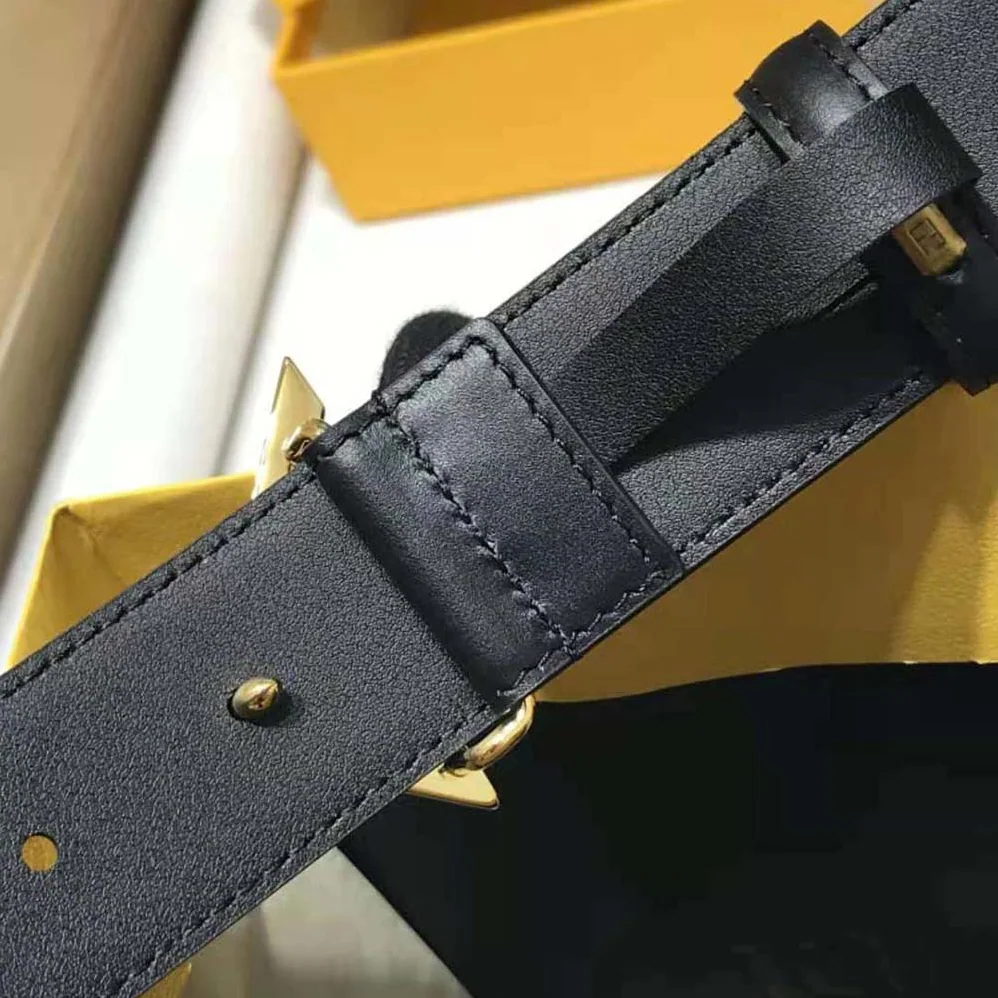 Fendi Black Leather Belt for Women Fendi Black Leather Belt for Women