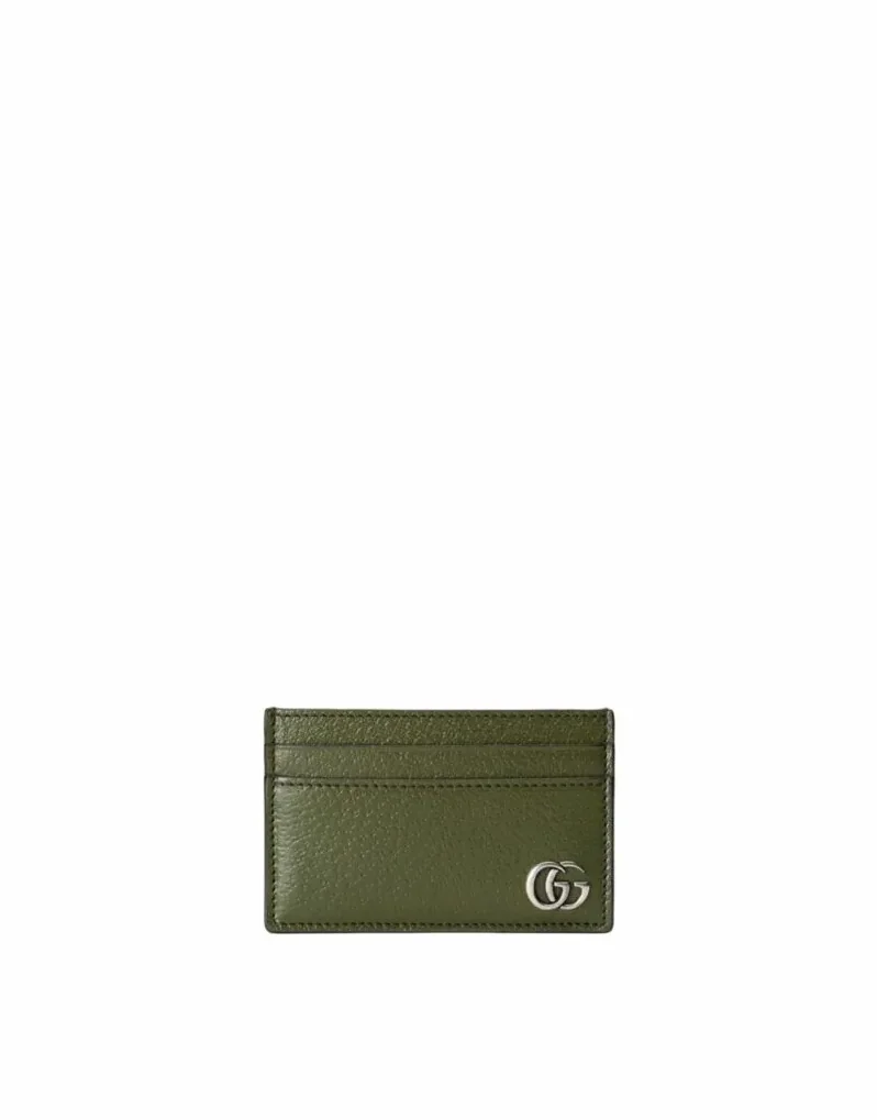 GG Marmont Card Case Green / GG Marmont Card Case Green /