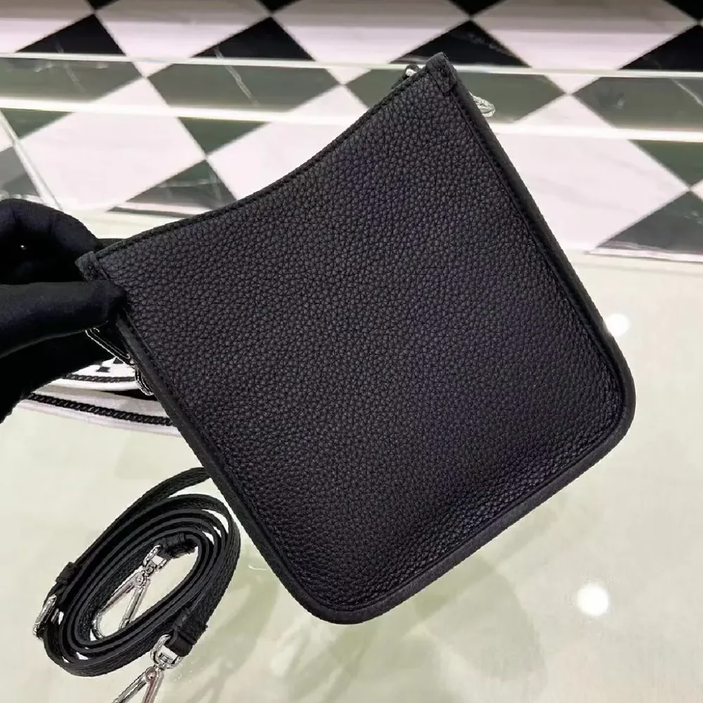 Prada Leather Mini Shoulder Bag for Unisex in Black Prada Leather Mini Shoulder Bag for Unisex in Black