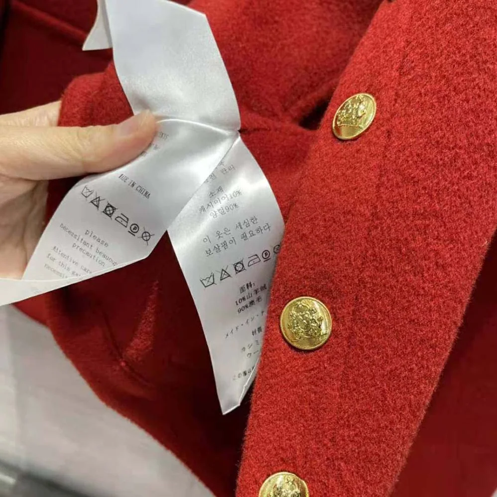 Celine Reversible Snap Cardigan in Cashmere for Women in Maroon
