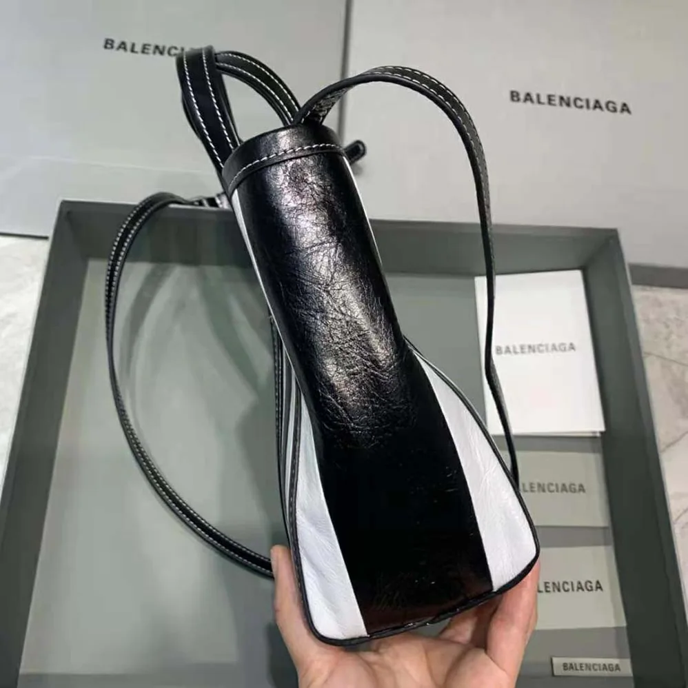 Balenciaga Barbes Small East-West Shopper Bag in Black for Women