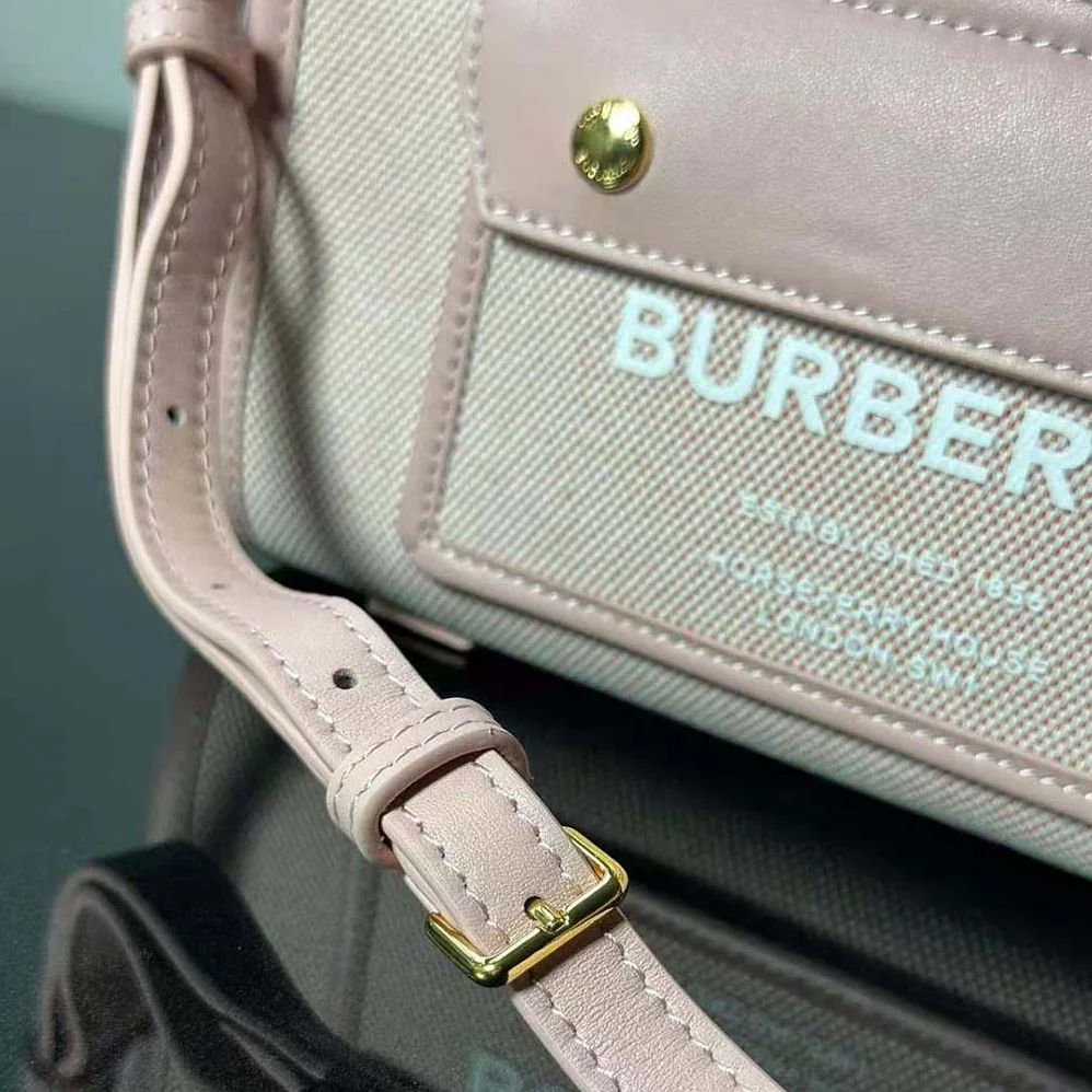 Burberry Mini Freya Tote for Women in Pink