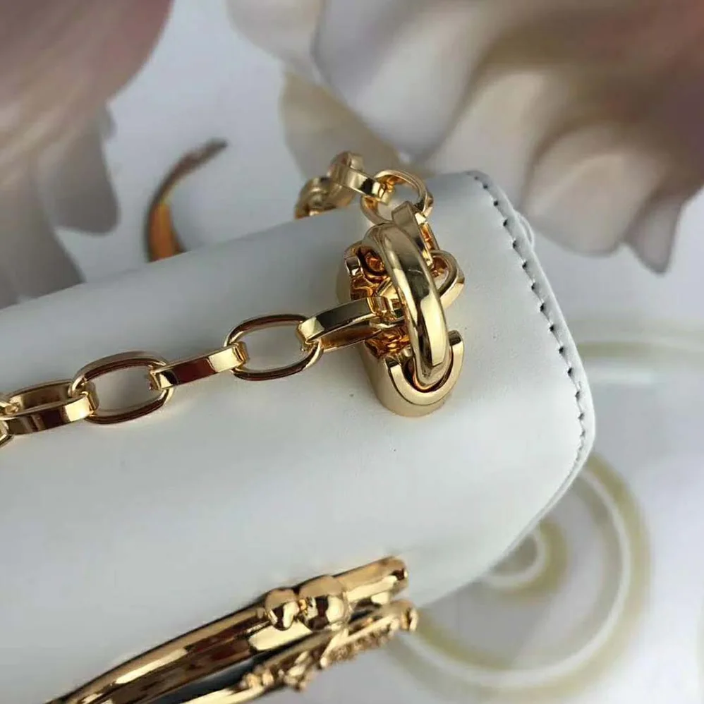 Dolce Gabbana D&G DG Girls Shoulder Bag Nappa Leather for Women in White Dolce Gabbana D&G DG Girls Shoulder Bag Nappa Leather for Women in White
