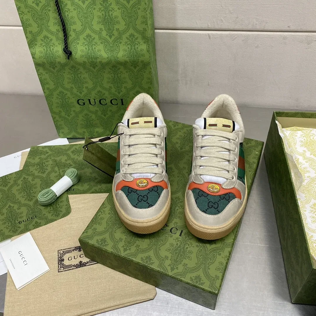 Gucci Screener Sneaker Beige Gucci Screener Sneaker Beige
