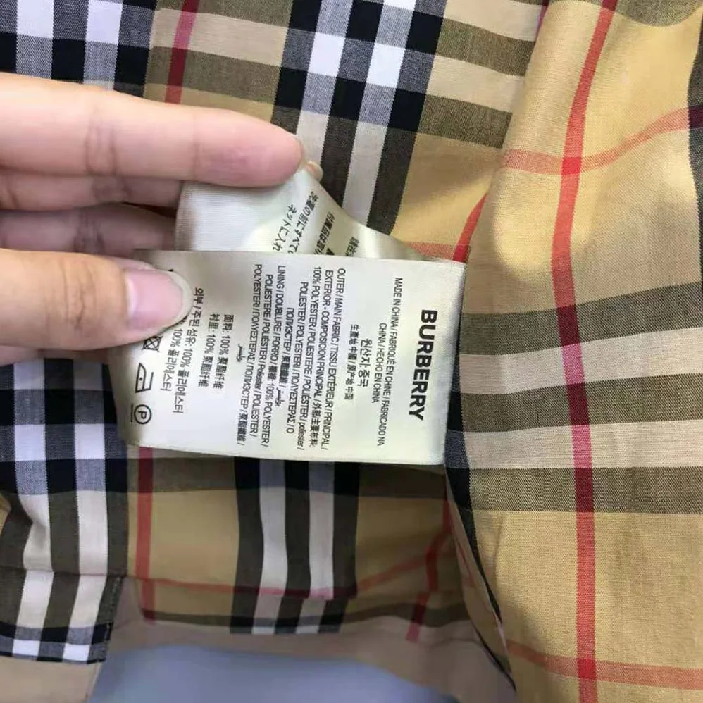 Burberry Kids' Cotton Gabardine Trench Coat in Beige
