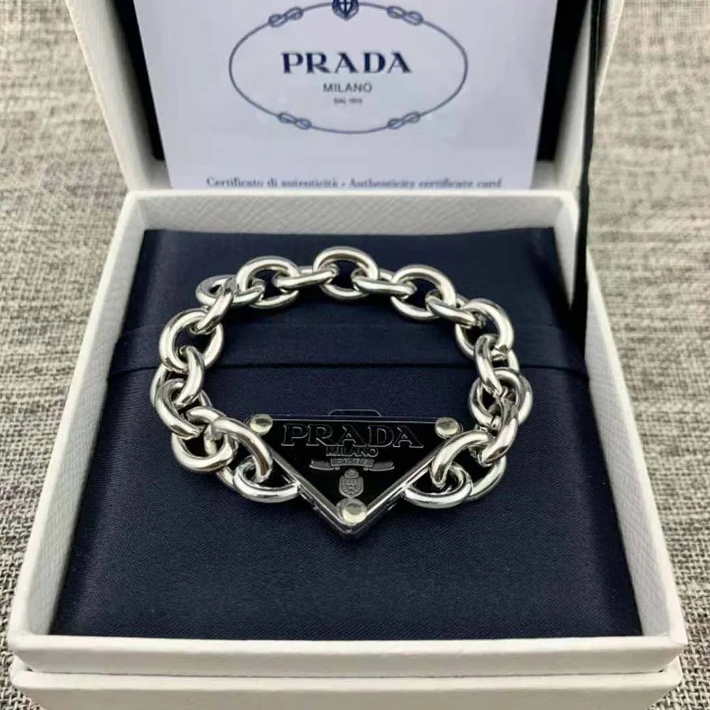 Prada Symbole Bracelet 925 Sterling Silver for Women Prada Symbole Bracelet 925 Sterling Silver for Women