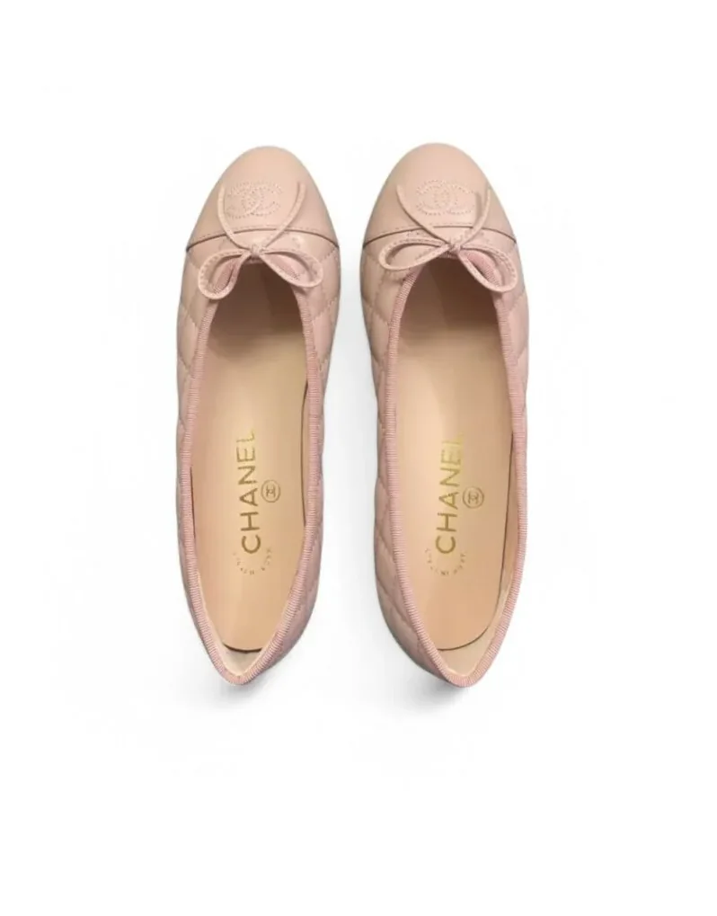 Chanel Light Pink Ballet Flats Chanel Light Pink Ballet Flats