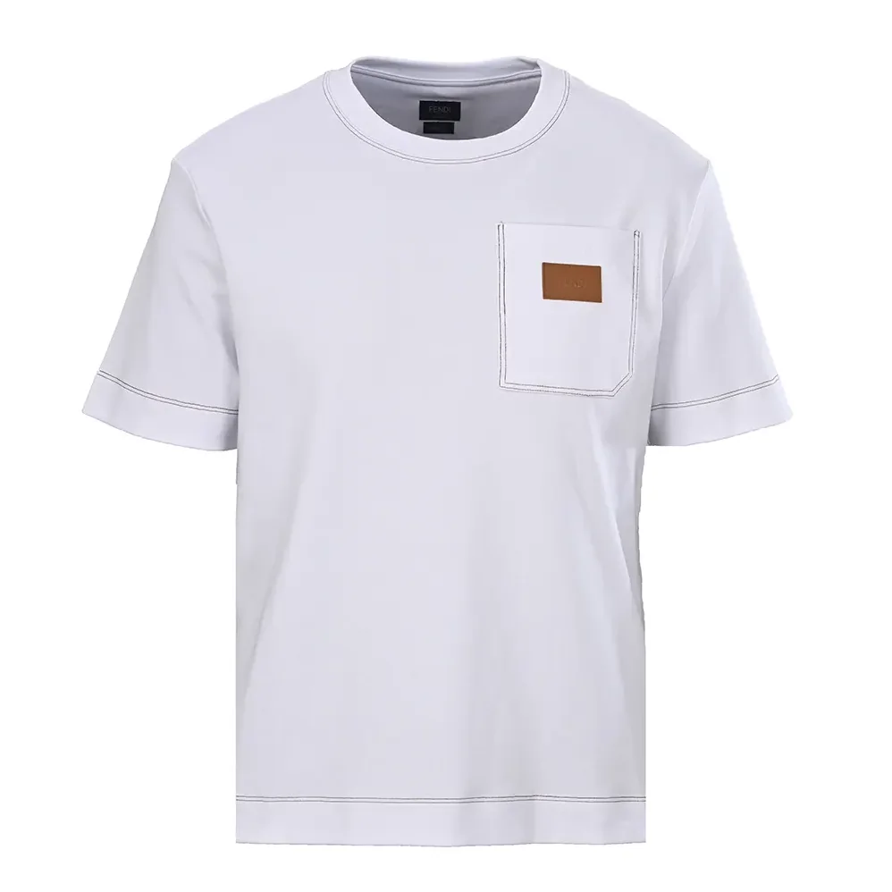 Fendi White Cotton T for Women in shirt Fendi White Cotton T for Women in shirt