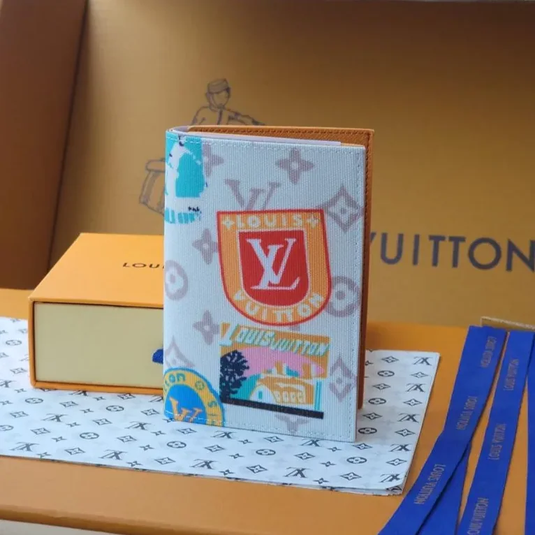 Louis Vuitton Passport Cover Monogram Dune /