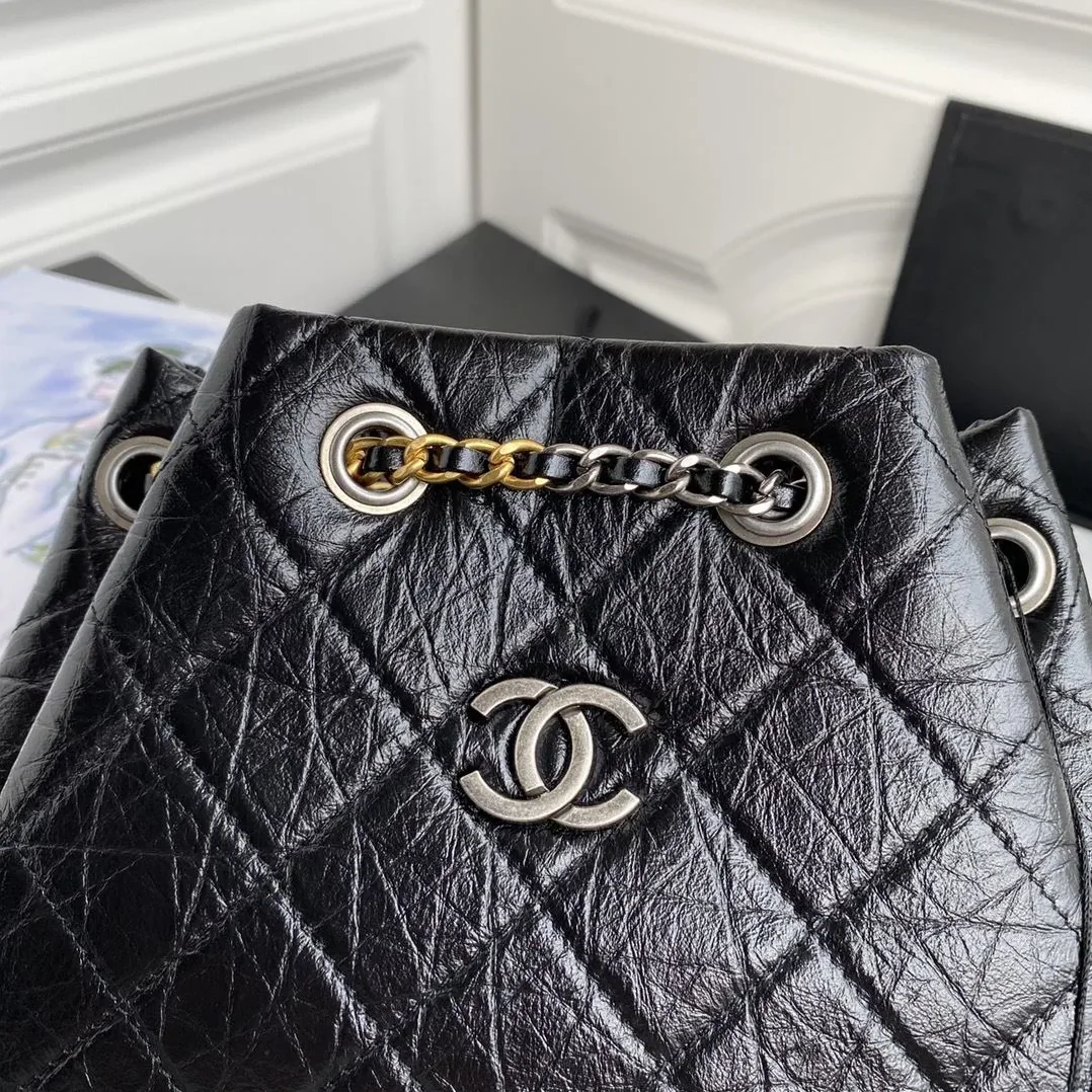 Chanel Gabrielle Backpack Black / Chanel Gabrielle Backpack Black /