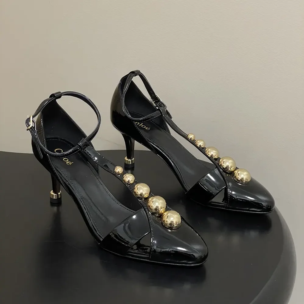 Chloe Cleia Heeled Sandal for Women in Black Chloe Cleia Heeled Sandal for Women in Black