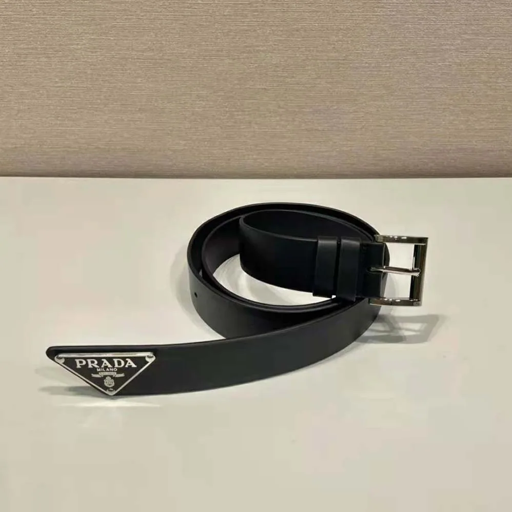 Prada Saffiano Leather Belt Bag for Unisex in Black