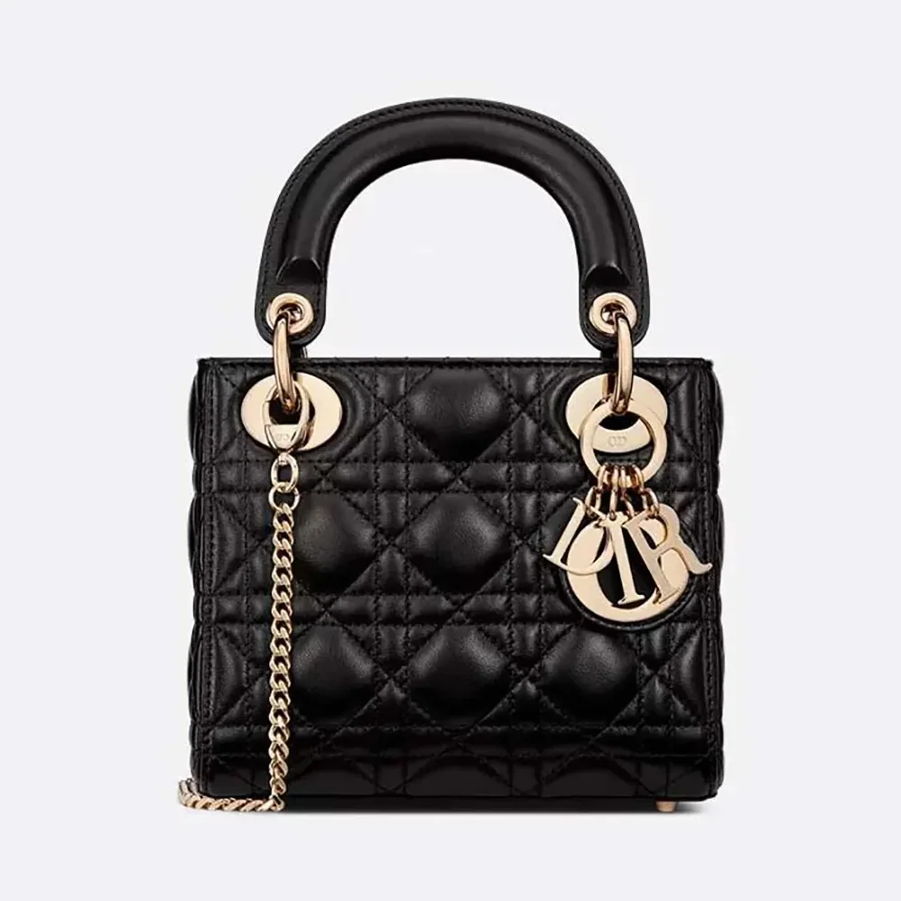 Dior Mini Lady Dior Bag Black Cannage Lambskin for Women Dior Mini Lady Dior Bag Black Cannage Lambskin for Women