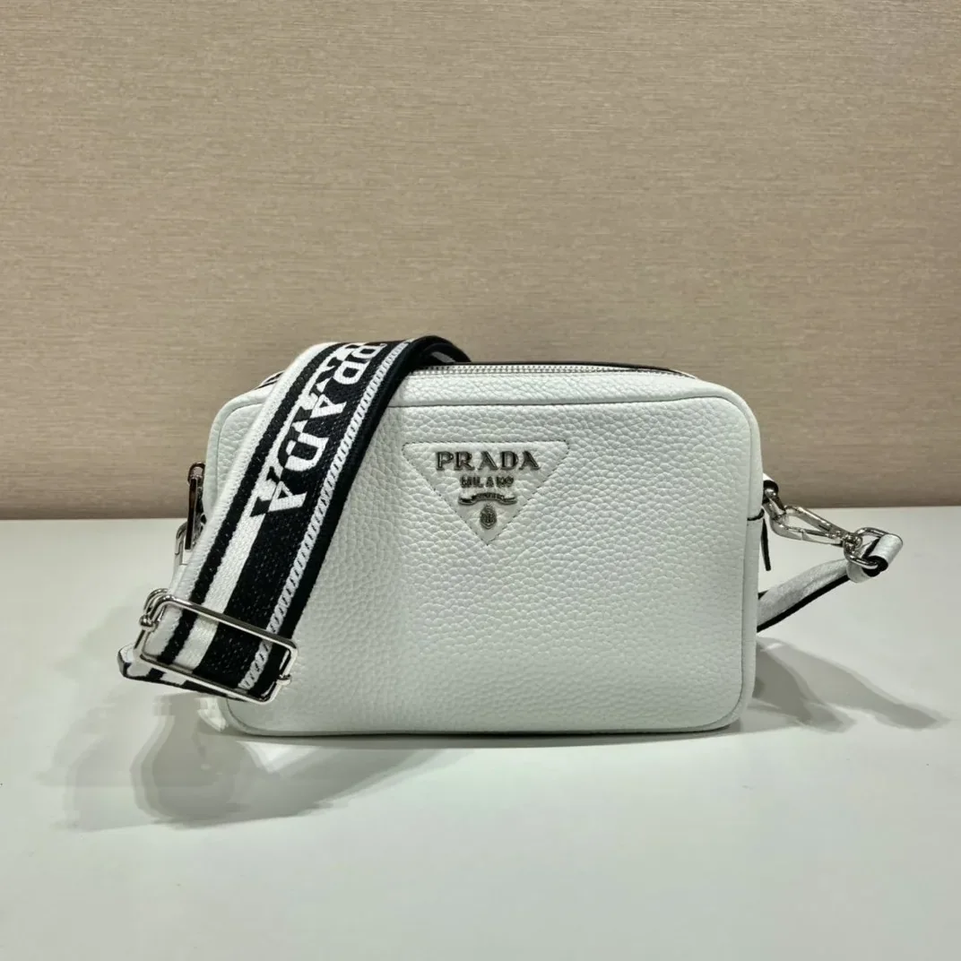 Prada Bag With Shoulder Strap White Prada Bag With Shoulder Strap White