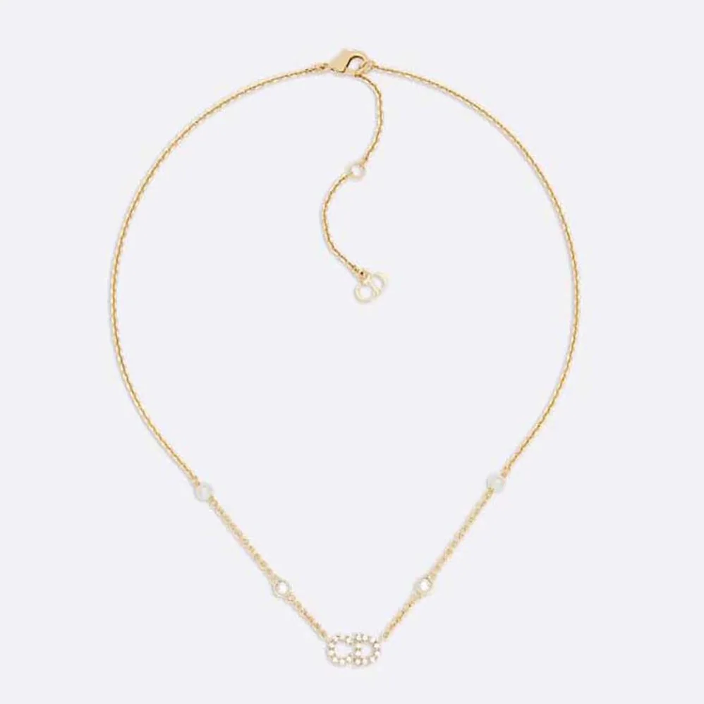 Dior Clair D Lune Necklace Gold for Women in Finish Metal