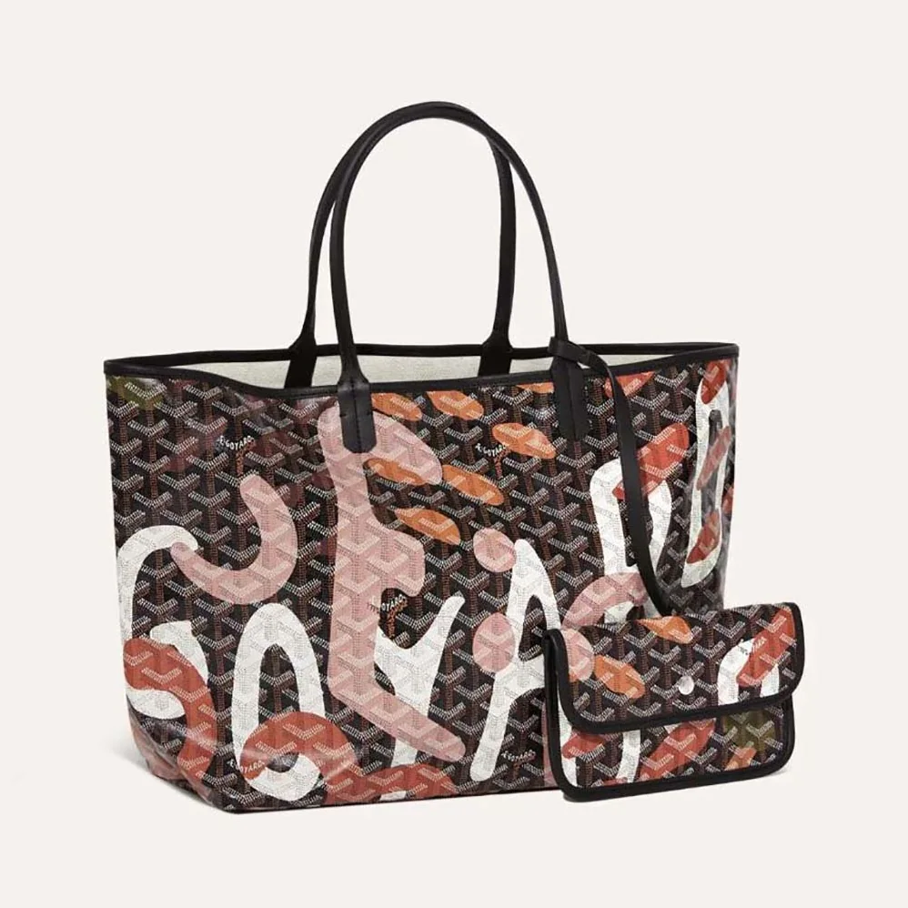 Goyard Saint Louis PM Bag Lettres Camouflage for Women in Pink Goyard Saint Louis PM Bag Lettres Camouflage for Women in Pink