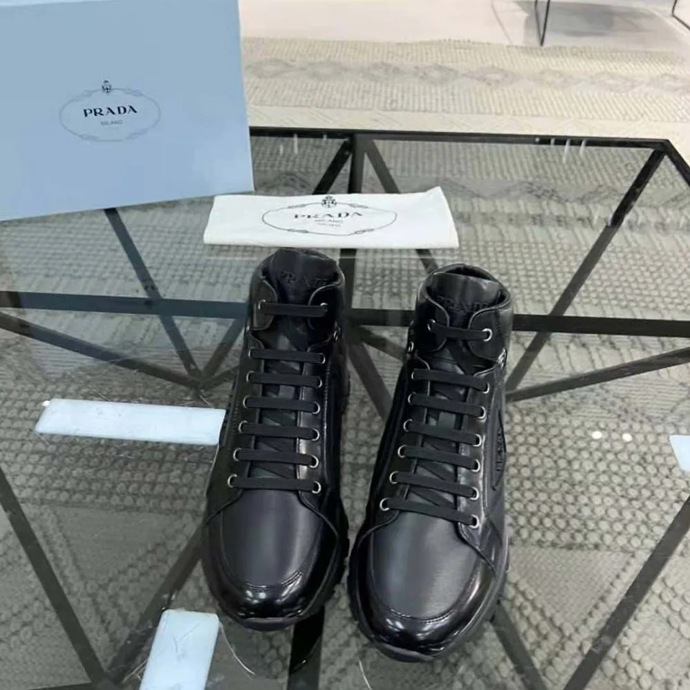 Prada PRAX 01 Re-Nylon and Brushed Leather Sneakers for Men Prada PRAX 01 Re-Nylon and Brushed Leather Sneakers for Men