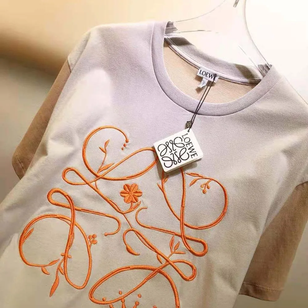 Loewe Boyfriend Anagram T-shirt in Cotton for Women in Brown