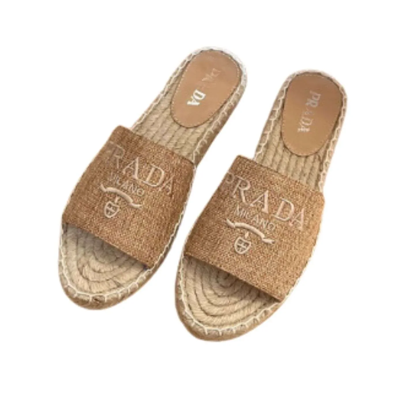 Prada Fabric Espadrilles Brown Prada Fabric Espadrilles Brown