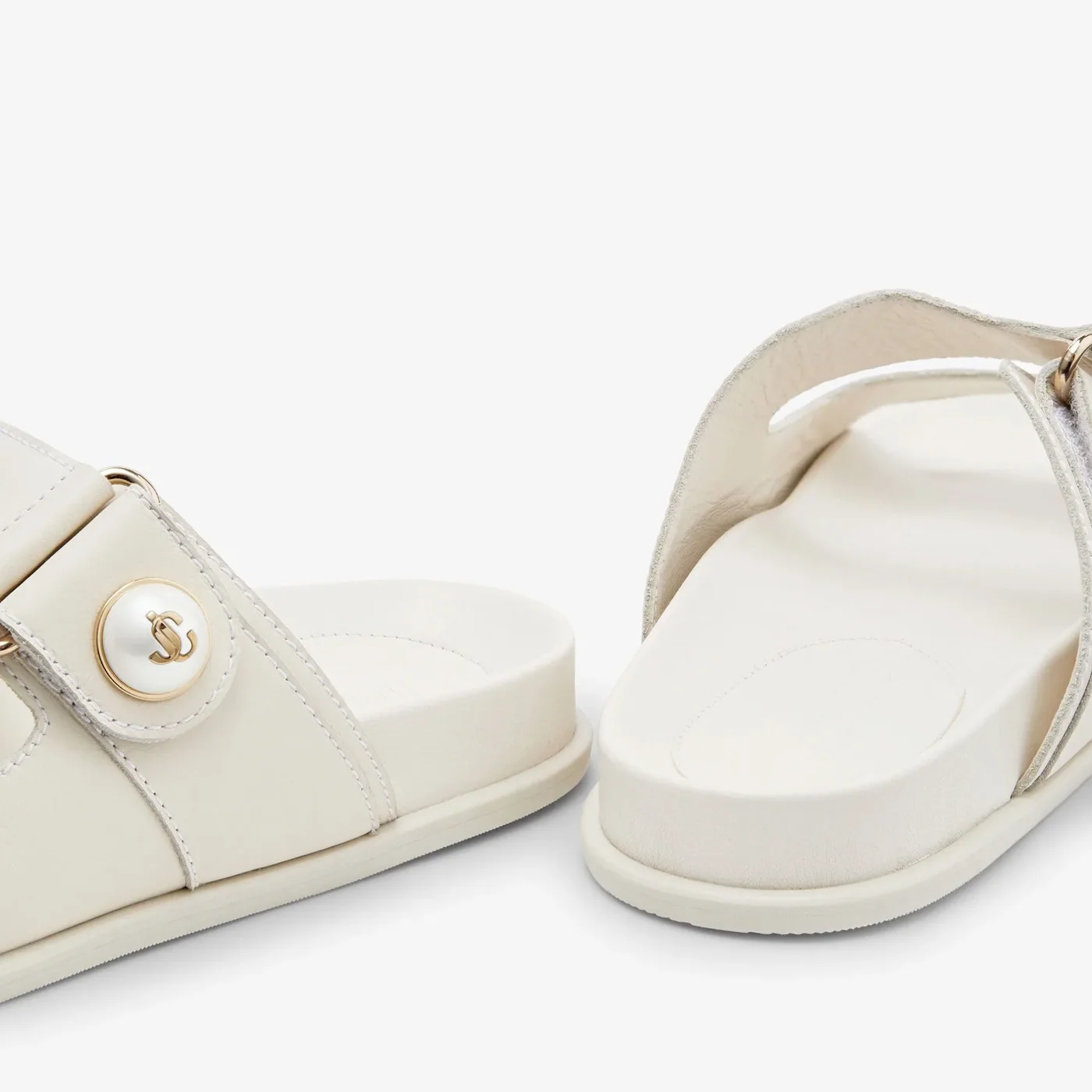 Jimmy Choo Fayence Sandal Latte FAYENCESANDALSQM