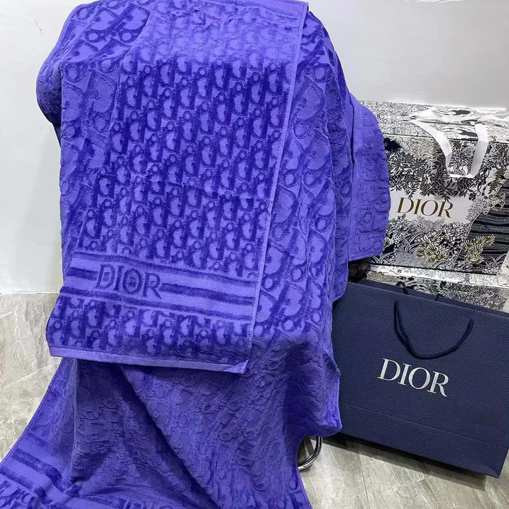 Dior Bath Towel Dior Oblique Jacquard Dior Bath Towel Dior Oblique Jacquard