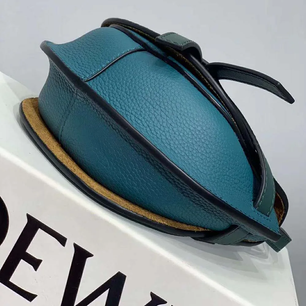 Loewe Gate Mini Bag Petroleum Soft Grained Calf for Women in Blue Loewe Gate Mini Bag Petroleum Soft Grained Calf for Women in Blue