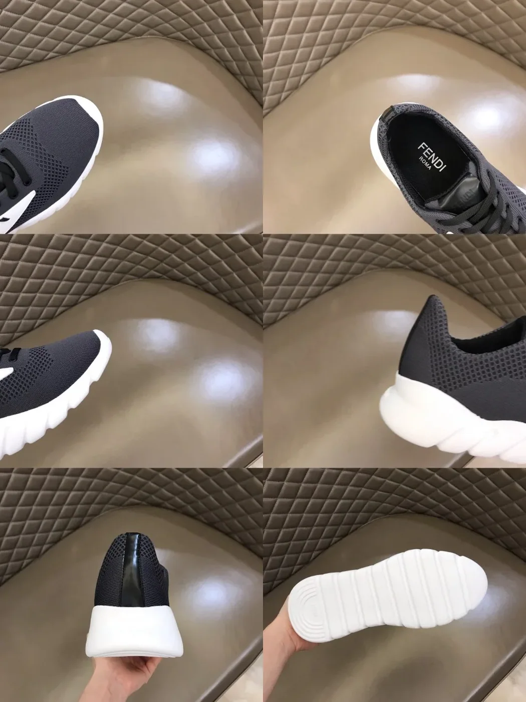 Fendi Force Black Sneakers Fendi Force Black Sneakers