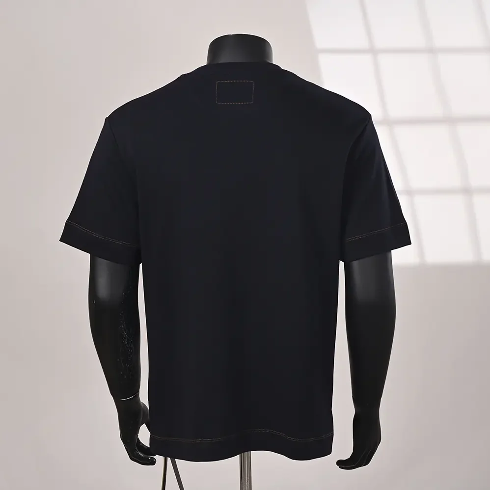 Fendi Dark Blue Cotton T for Men in shirt Fendi Dark Blue Cotton T for Men in shirt
