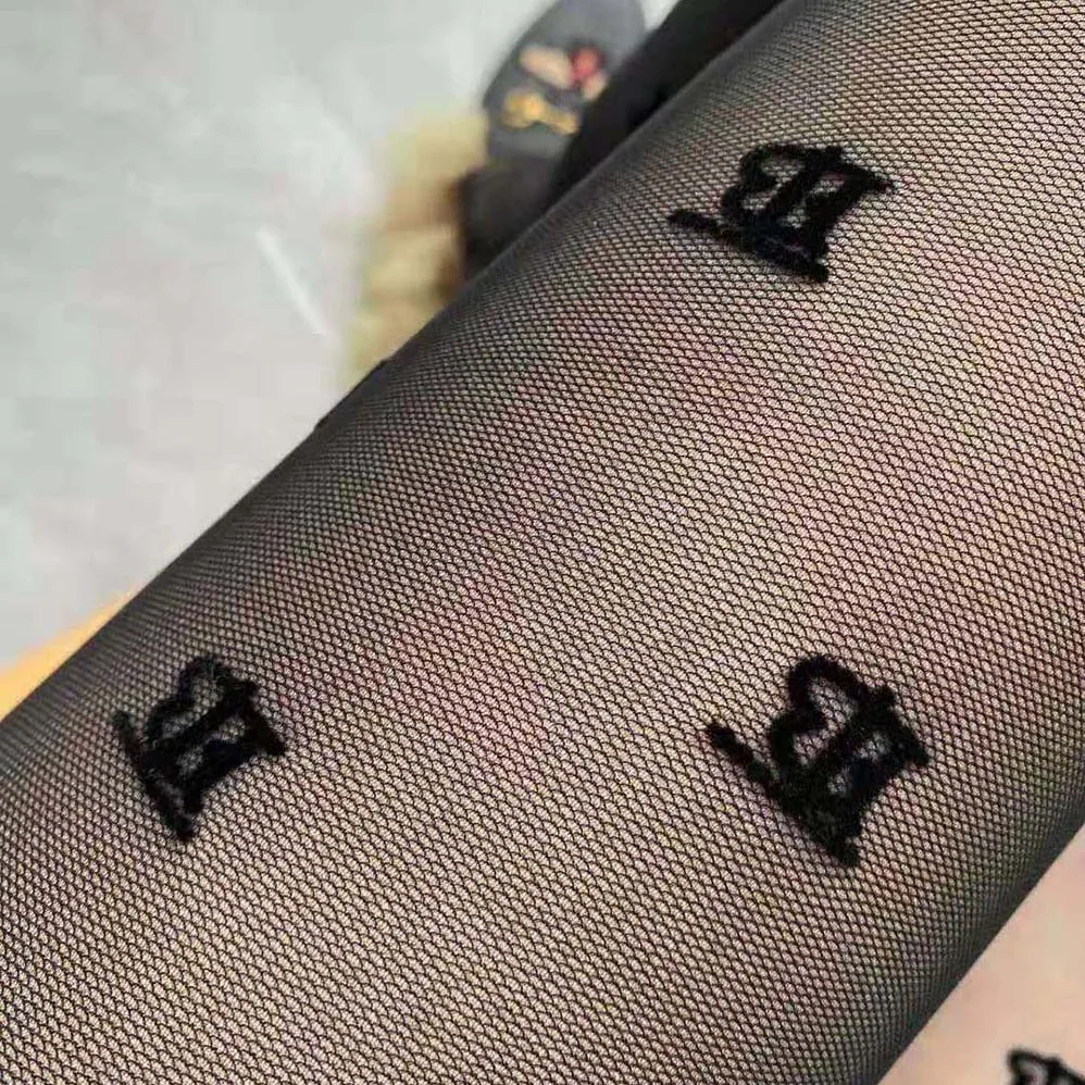 Burberry Crystal Letter Graphic Tights for Women Burberry Crystal Letter Graphic Tights for Women