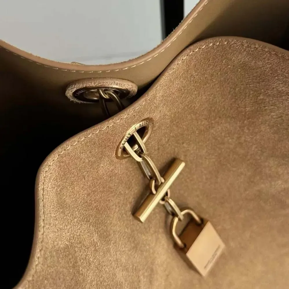 Saint Laurent YSL Hobo Tanger Logo Engraved Shoulder Bag for Women Saint Laurent YSL Hobo Tanger Logo Engraved Shoulder Bag for Women