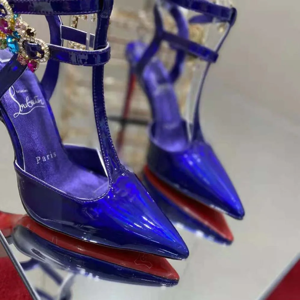 Christian Louboutin Maravilla Joli 100 mm Heel Height for Women in Purple